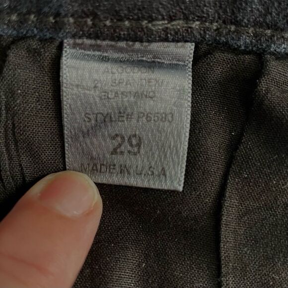 PISTOLA Kinsley Ultra Flare Jeans Size 29 Black Ink - Picture 11 of 12